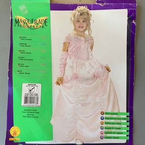 Girls Pink Princess Halloween Costume